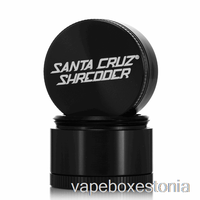 Vape Box Estonia Santa Cruzi Purustaja 1,6-tolline Väike 4-osaline Veski Must (40mm)